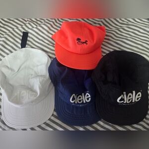 Ciele Athletics Men's Running Caps - White, Red, Blue, Black - Price for lot